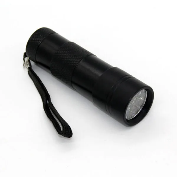 395NM UV Purple Light Waterproof Aluminium LED Torch