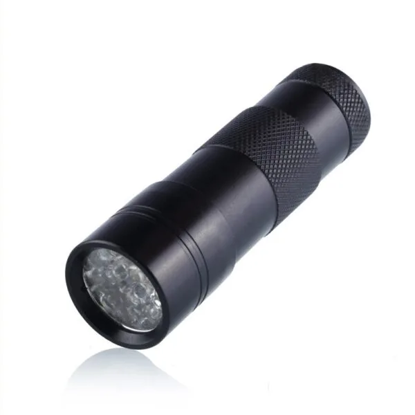 395NM UV Purple Light Waterproof Aluminium LED Torch