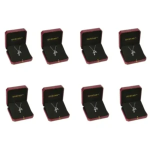 Lymphatic Magnetic Therapy Cross Design Diamond Necklace