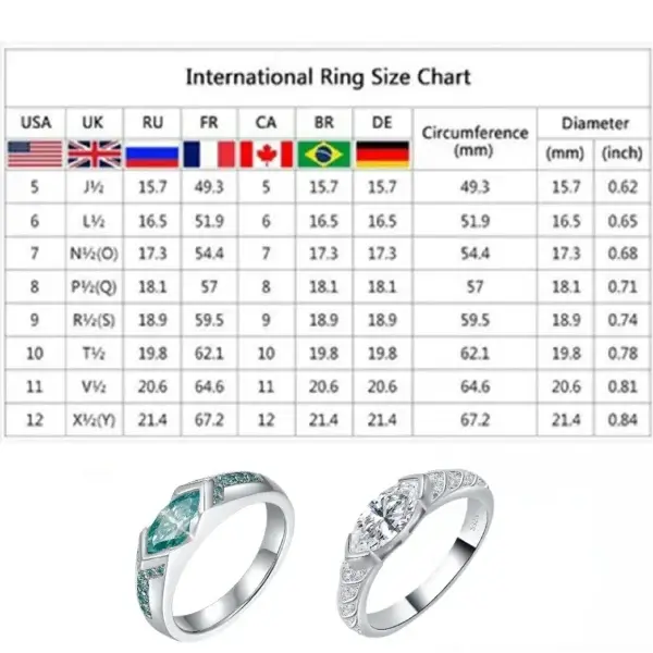 Magnetology Moissanite Diamond Ring