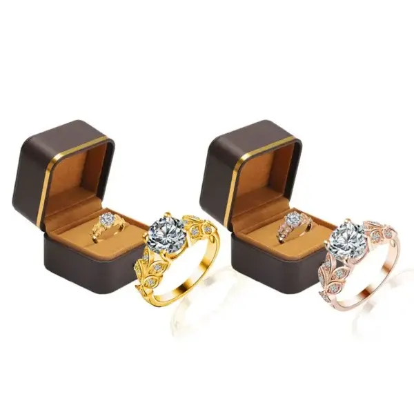 Magnetology Moissanite Diamond Ring