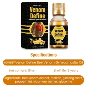 VenomDefine Bee Venom Gynecomastia Oil