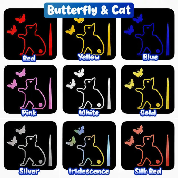 Car Rear Wiper Charming Tail-Wagging Sticker - Image 10