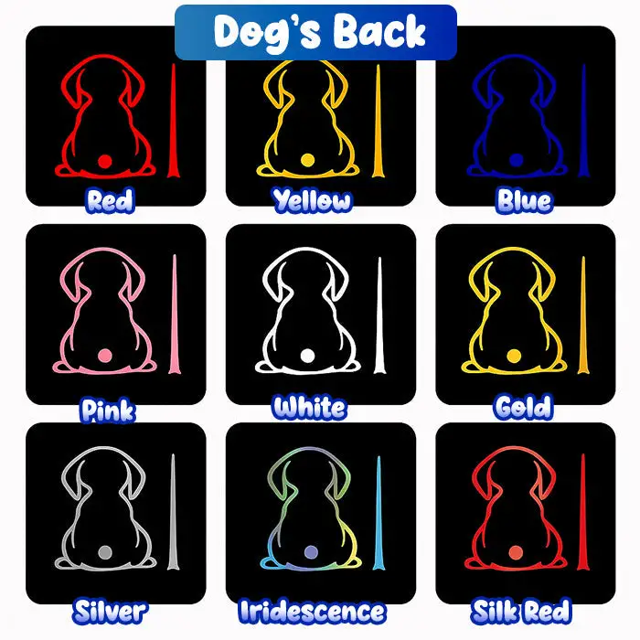 Car Rear Wiper Charming Tail-Wagging Sticker - Image 9