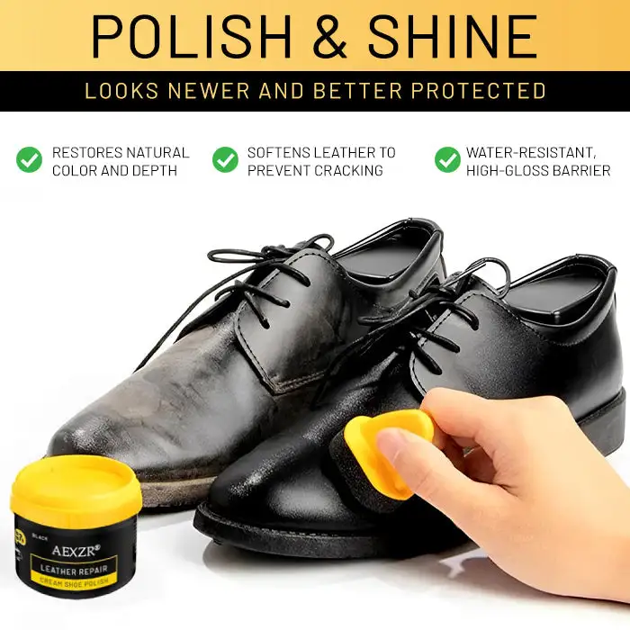 Leather Repair Cream Shoe Polish - Image 3