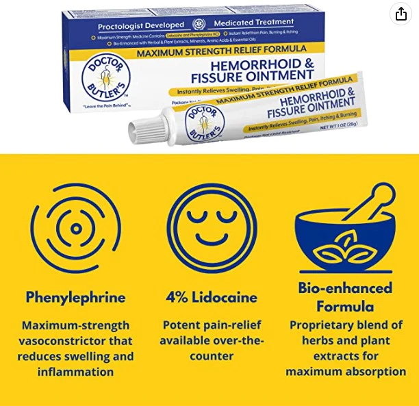 Doctor Butler's Hemorrhoids and Cracks Ointment - Image 4