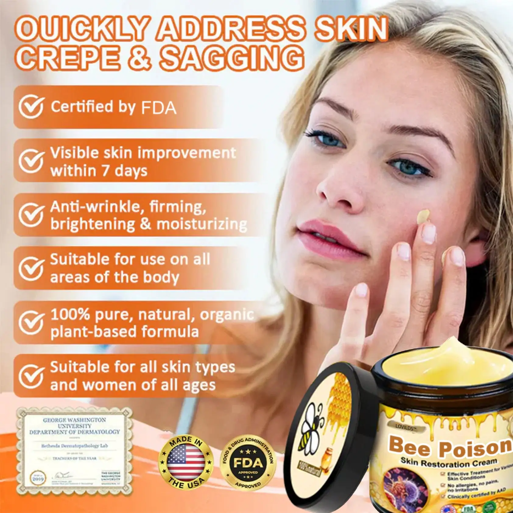 Bee Poison Skin Restoration Cream - Image 5