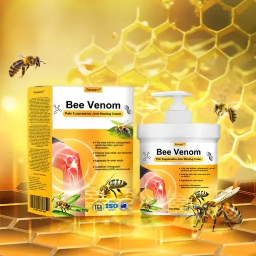 Bee Venom Pain Suppression Joint Healing Cream