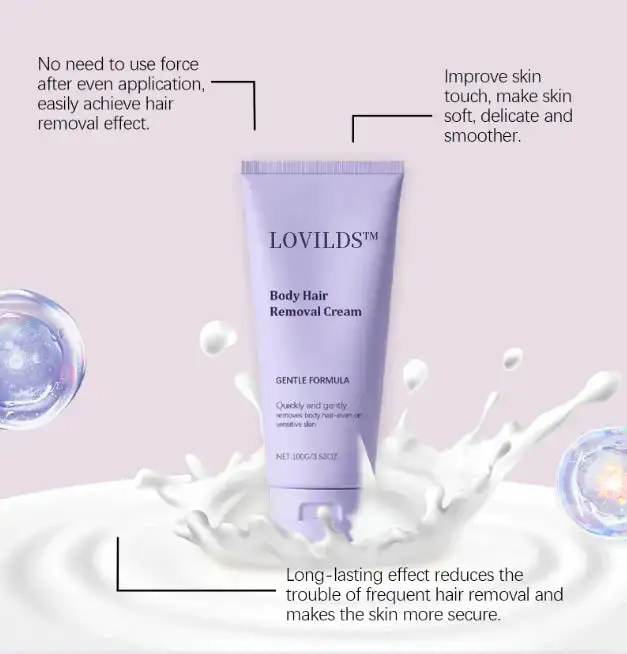LOVILDS Body Hair Removal Cream - Image 4