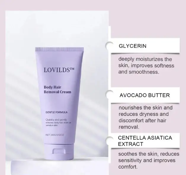 LOVILDS Body Hair Removal Cream - Image 6
