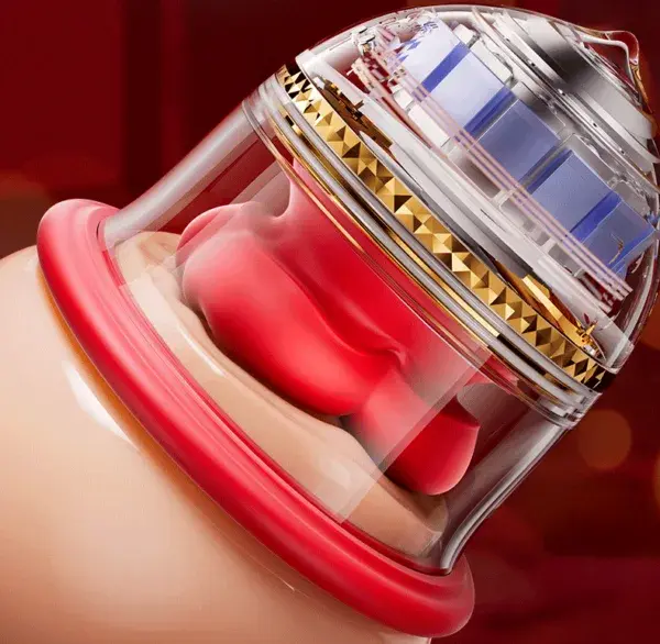 Kiss of an Angel – Breast Masturbator with Suction & Licking Stimulation