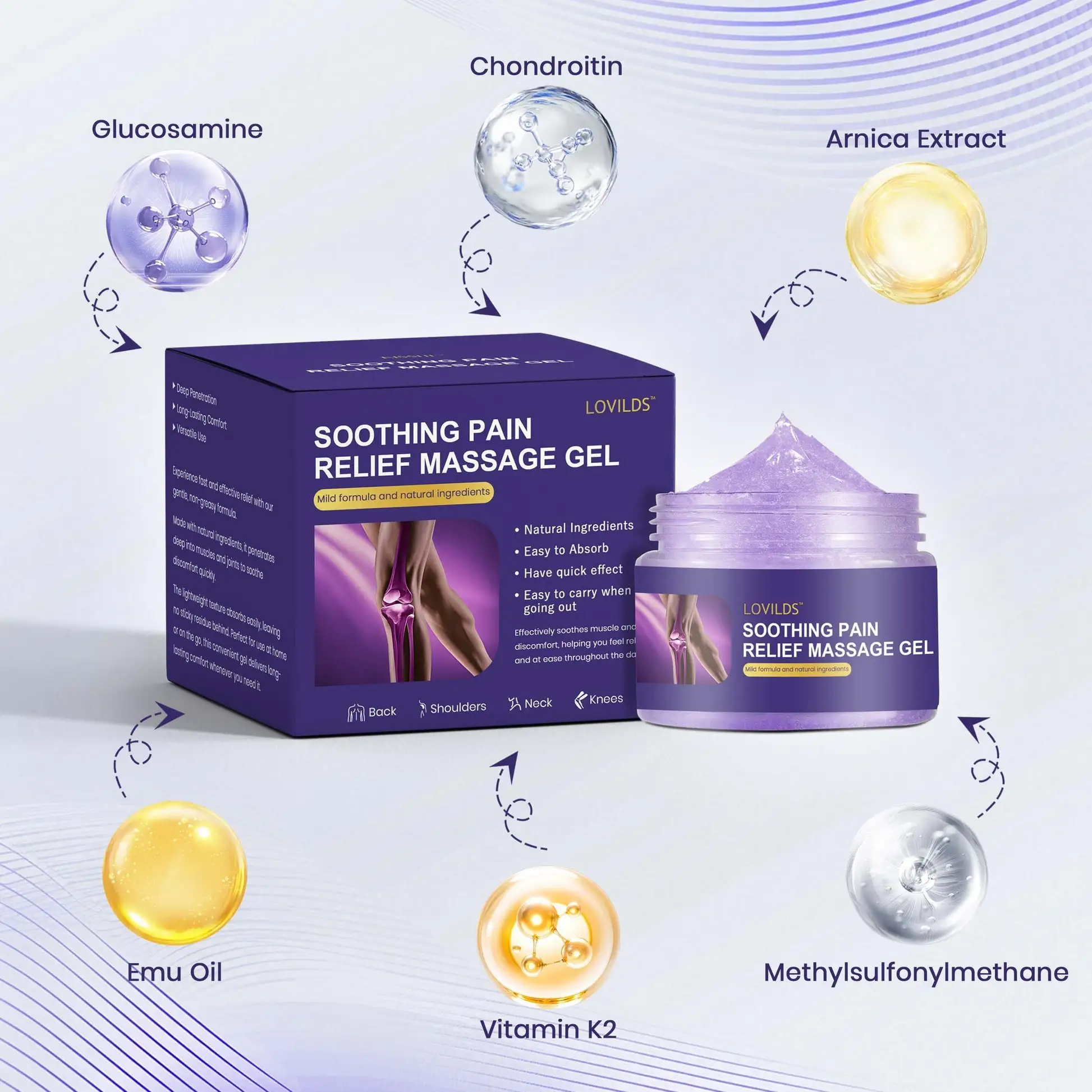 Turmeric & Emu Oil Arthritis Soothing Pain Relief Massage Gel - Image 7