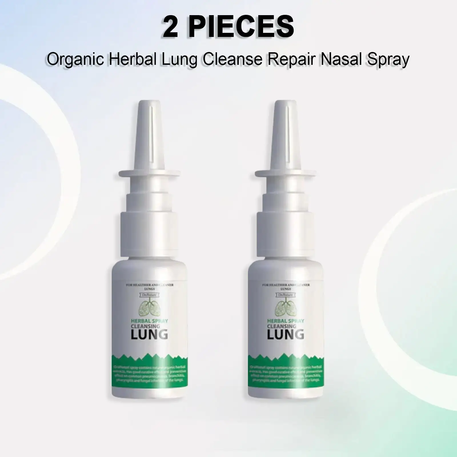 Organic Herbal Lung Cleanse Repair Nasal Spray - Image 10