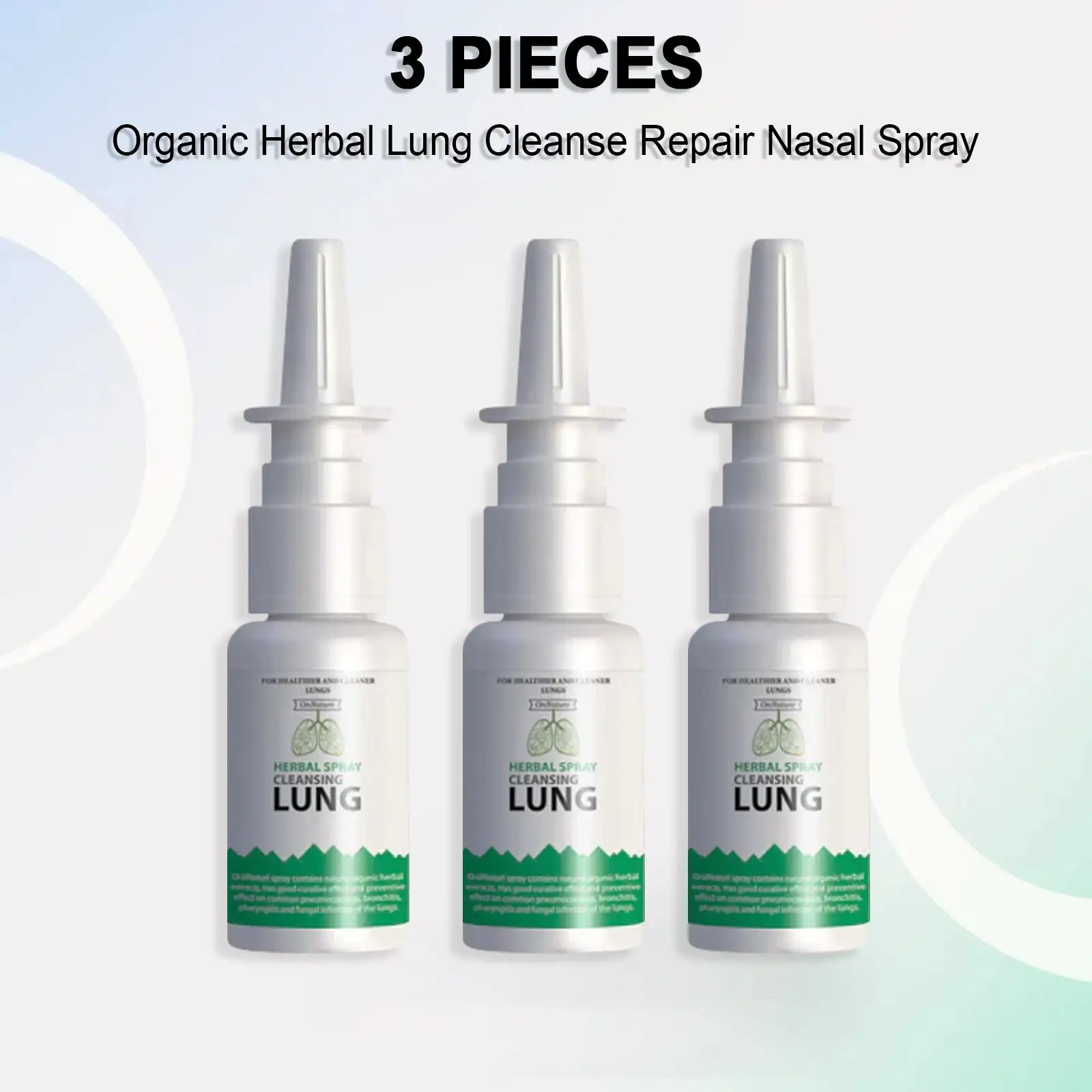 Organic Herbal Lung Cleanse Repair Nasal Spray - Image 11