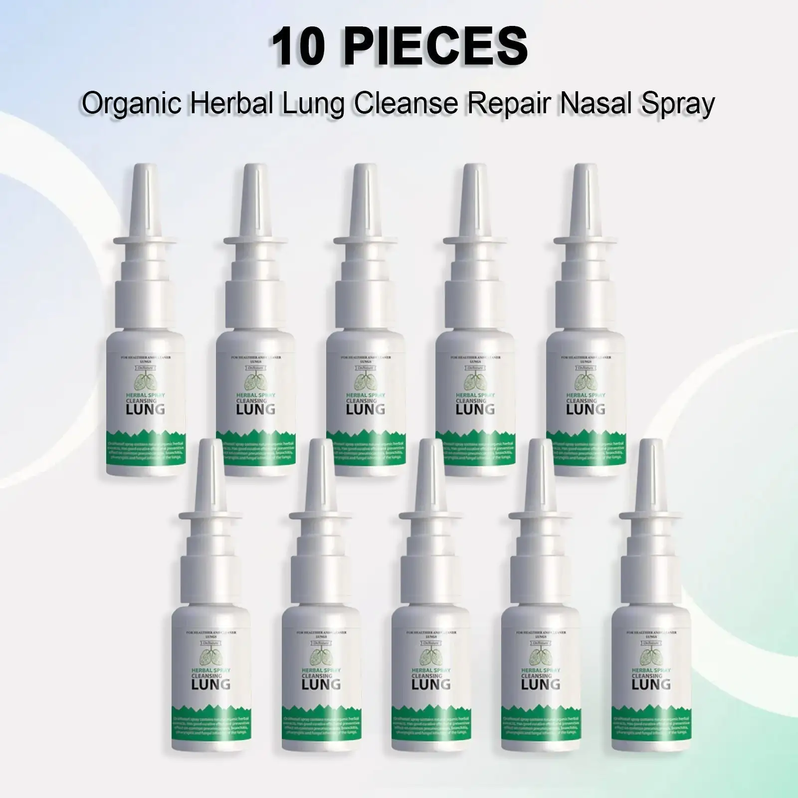 Organic Herbal Lung Cleanse Repair Nasal Spray - Image 13