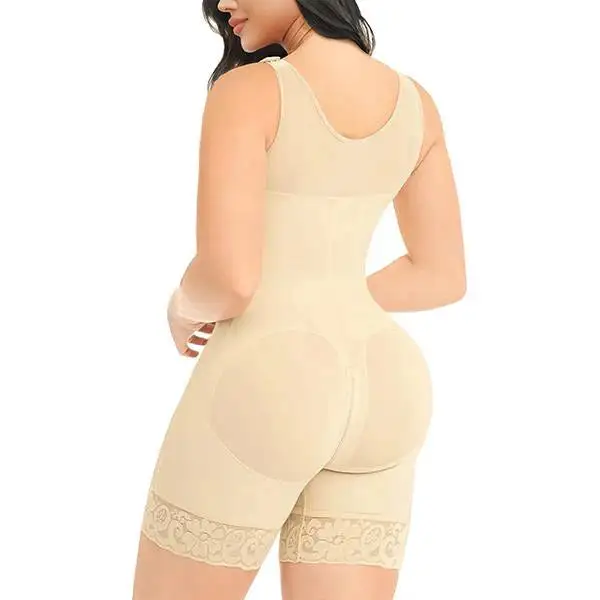 NESLEMY Women Tummy Control Full Shapewear Butt Lifter with Zipper Crotch - Image 13