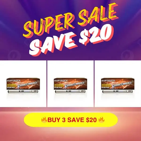 SUPTRUCK DefenPro 32,000,000 Stun Pen - Image 2