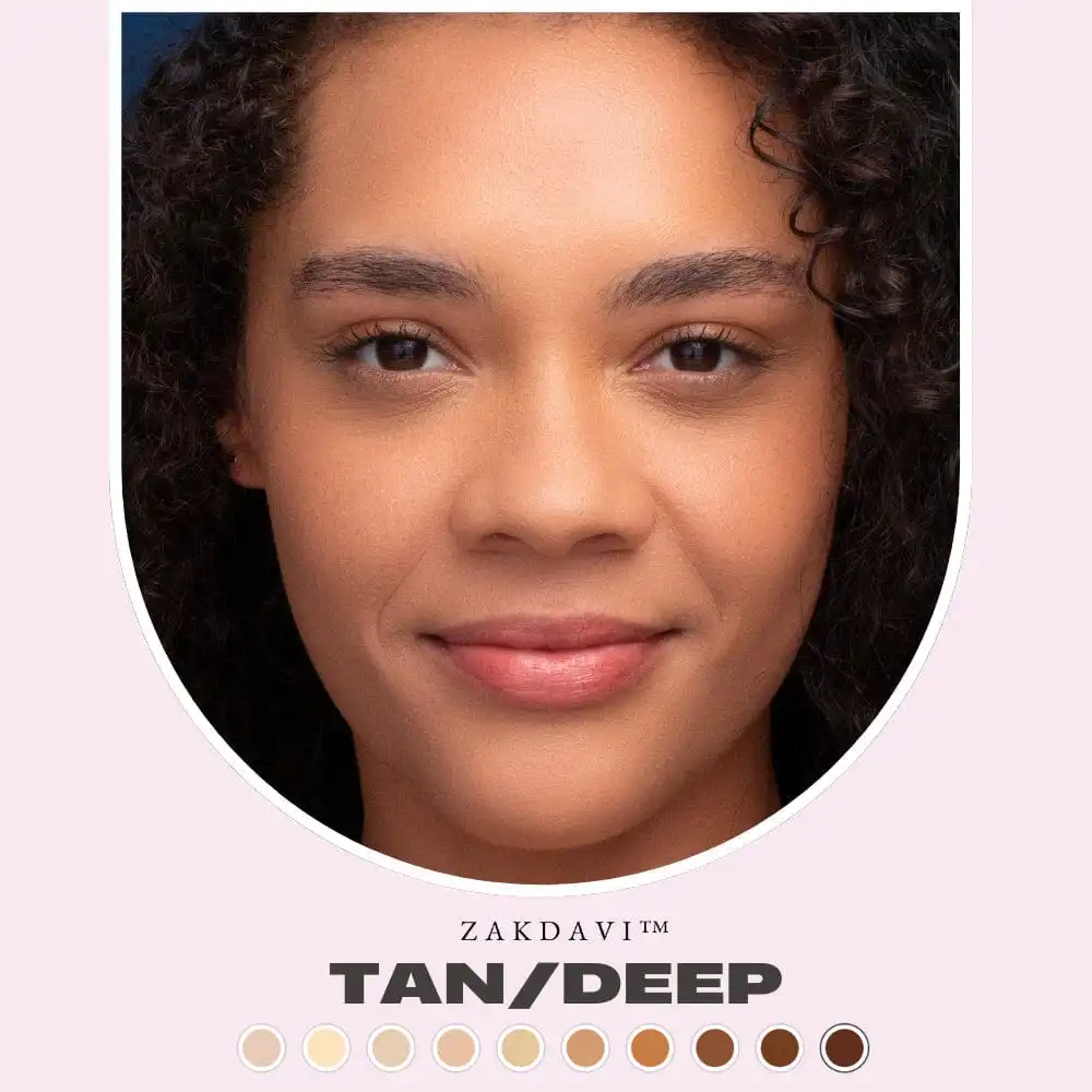 Zakdavi Super Coverage Foundation with Buffing Brush - Image 10