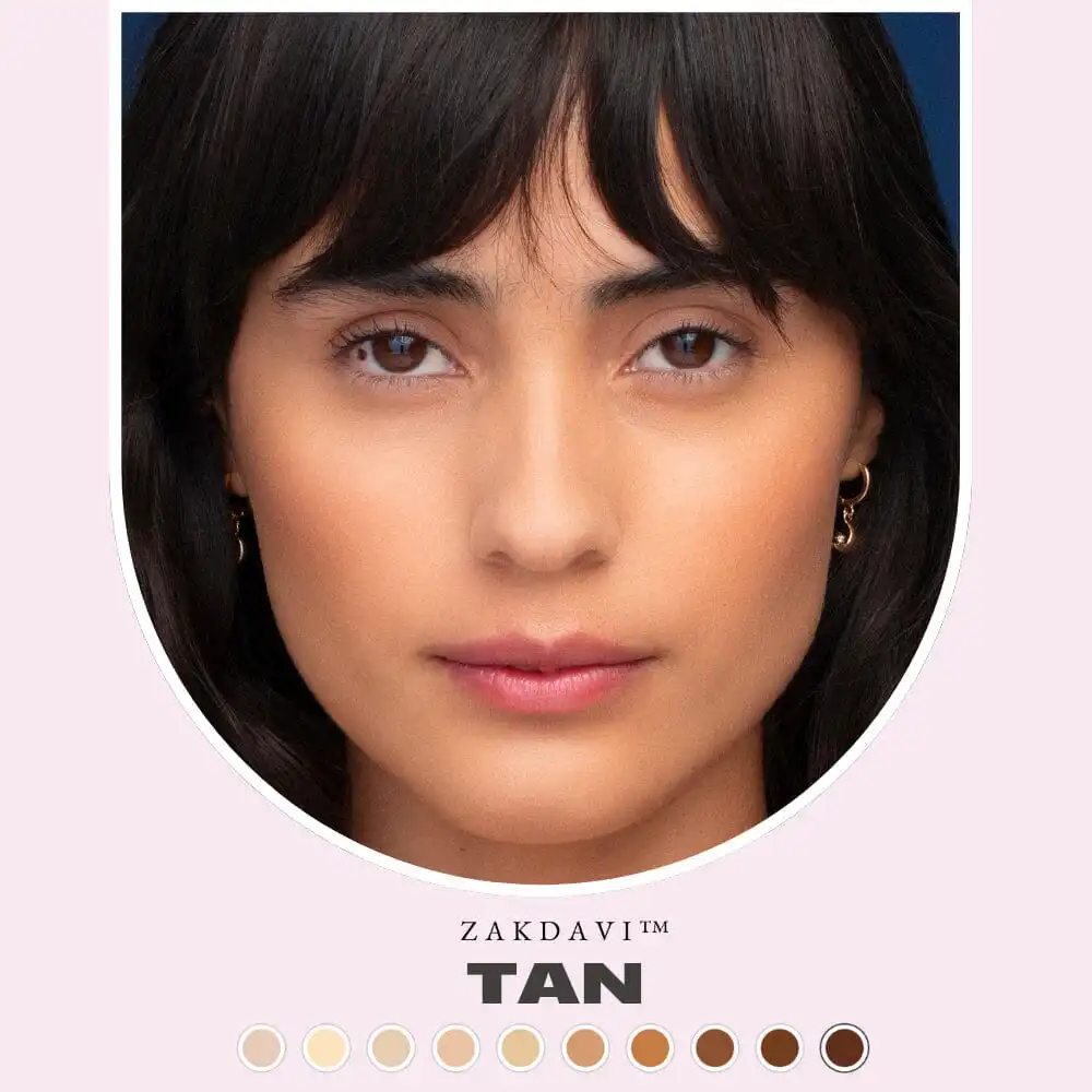 Zakdavi Super Coverage Foundation with Buffing Brush - Image 9