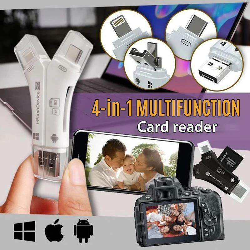 (🎄Christmas Promotion)4-in-1 Media Transfer(👍Buy 2 get 10% OFF) - Image 2