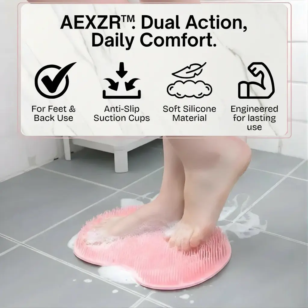 Shower Dual-Use Scrub & Massage Pad - Image 10
