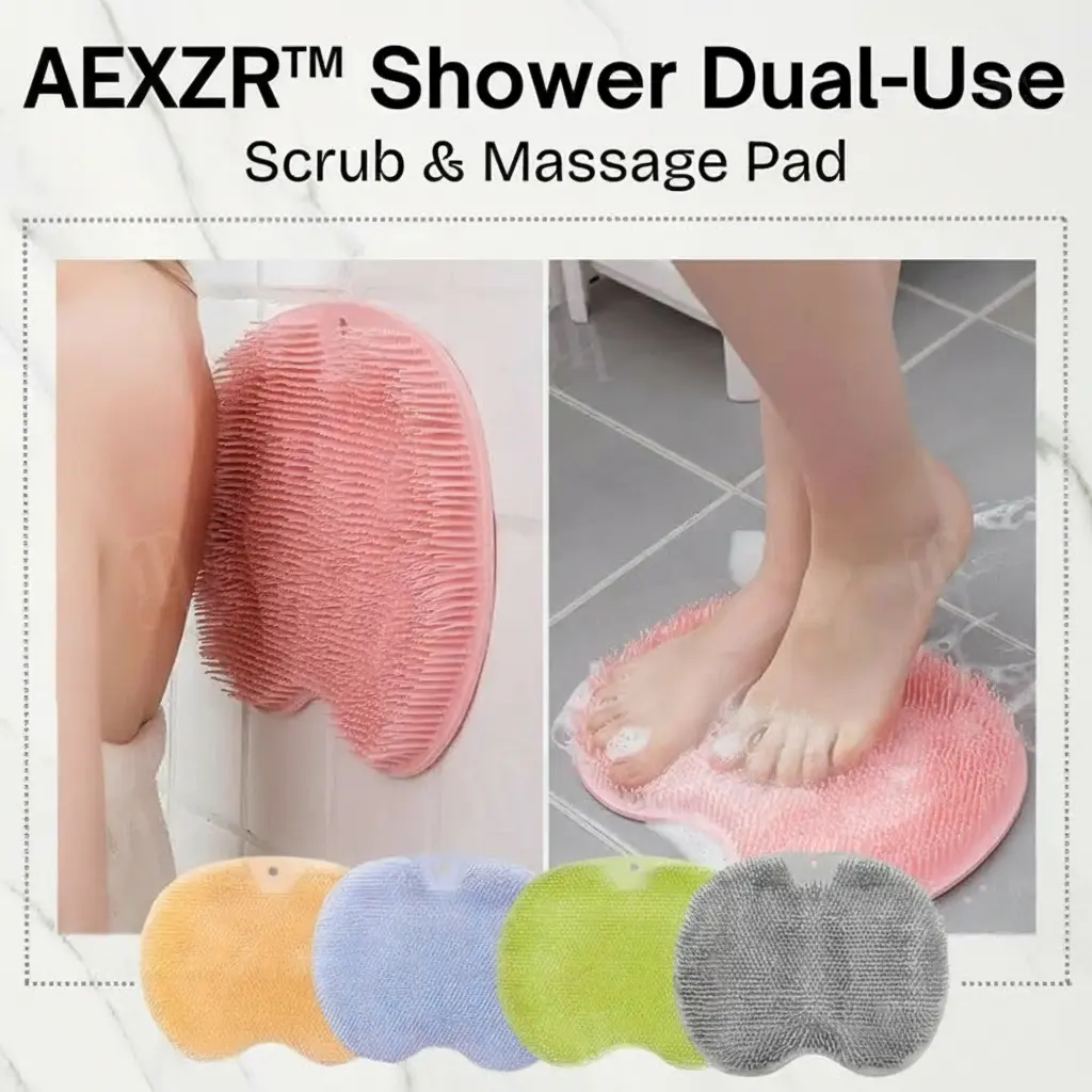 Shower Dual-Use Scrub & Massage Pad - Image 3