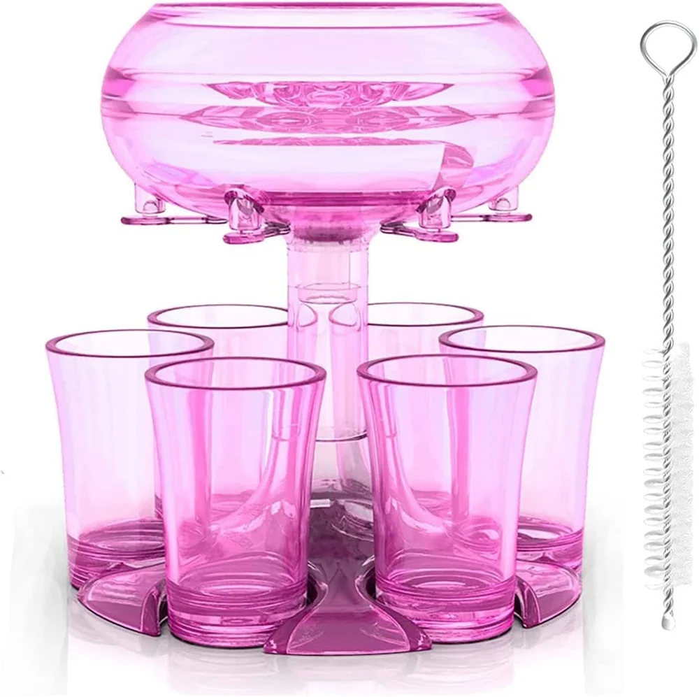 6 Shot Glass Dispenser and Holder - Image 3