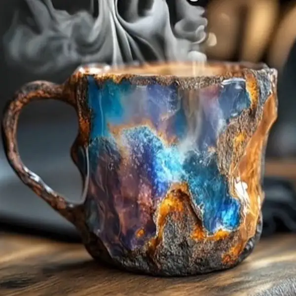 Mineral Crystal Coffee Cups