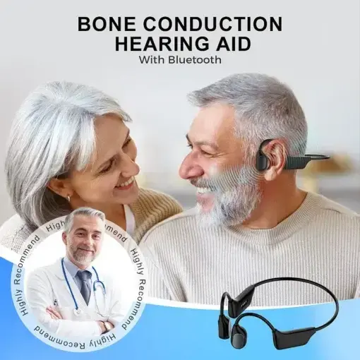 Bluetooth Bone Conduction Smart Hearing Aid Bluetooth Earphones