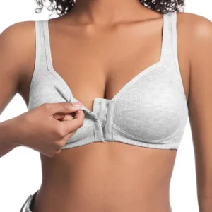 Alternative view of 4pcs-front-closure-push-up-bras