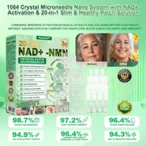 1064 Crystal Microneedle Nano System with NAD⁺ Activation & 20-in-1 Slim & Healthy Pacth Solution