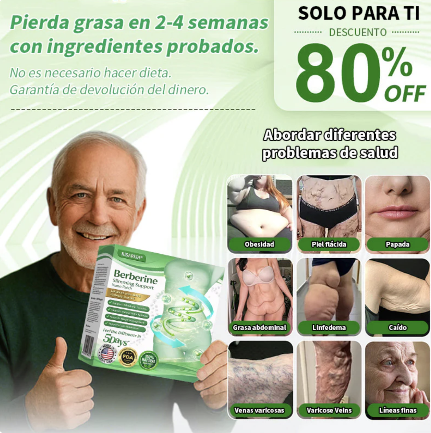 Berberine Slimming Support Nano Microneedle Patch - Image 2