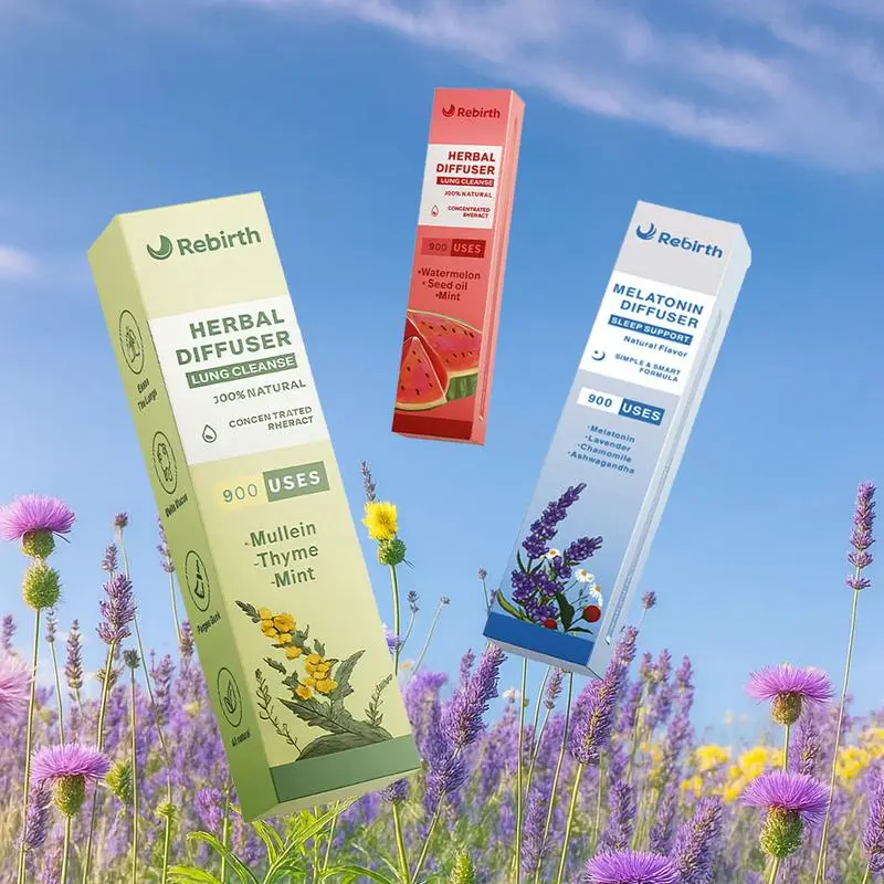 Mullein & Watermelon Rebirth Diffuser Set Lavender - Image 8