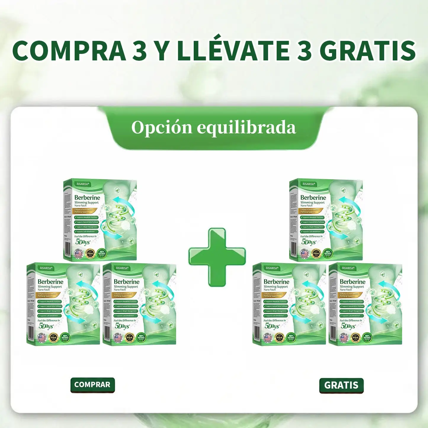 Berberine Slimming Support Nano Microneedle Patch - Image 16