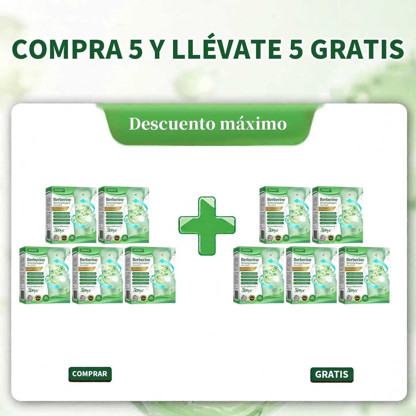 Berberine Slimming Support Nano Microneedle Patch - Image 18