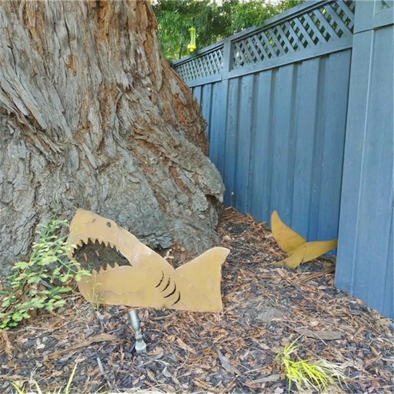 (HOT SALE)The Strongest Terrestrial Shark-Garden Decoration - Image 8