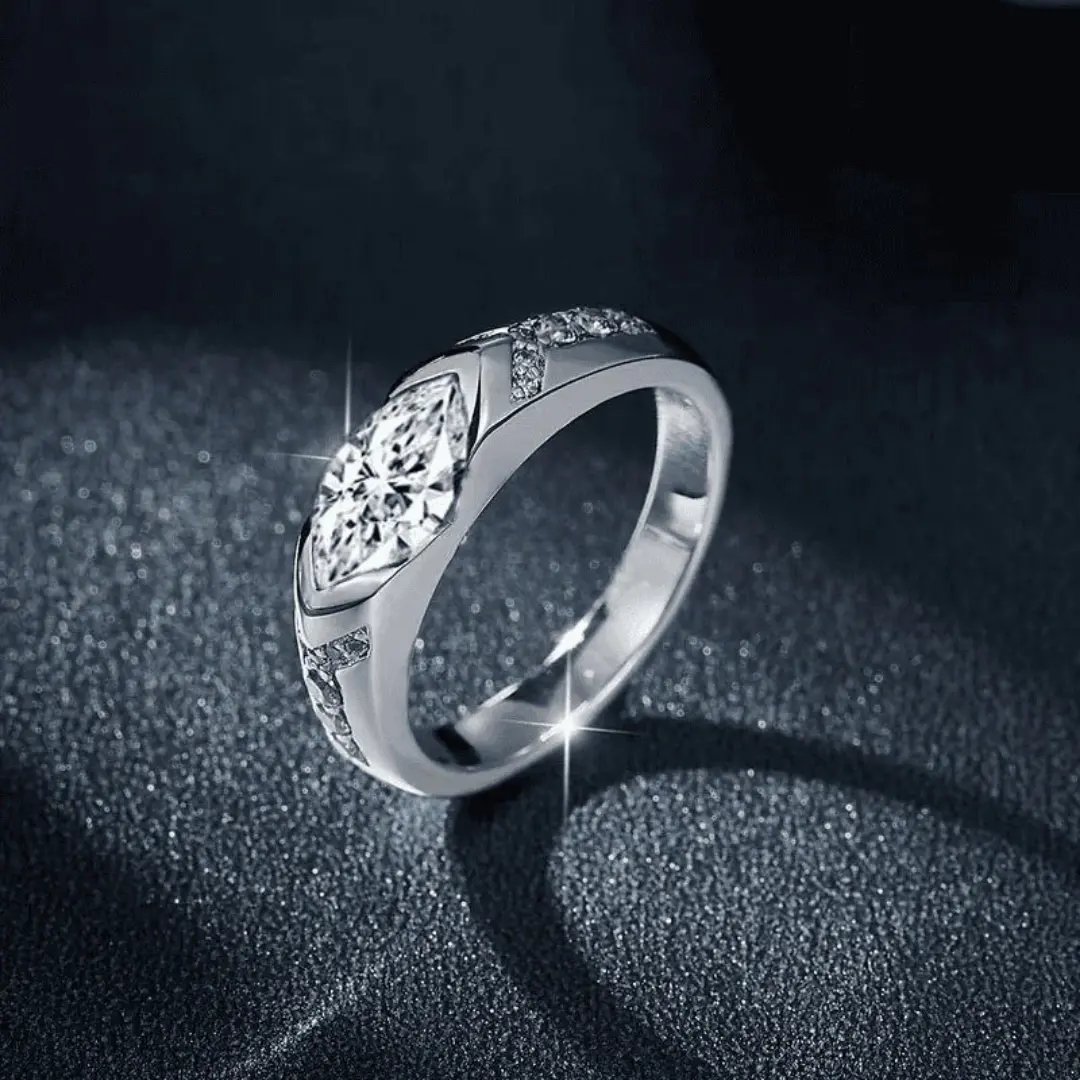 Magnetology Moissanite Diamond Ring - Image 3