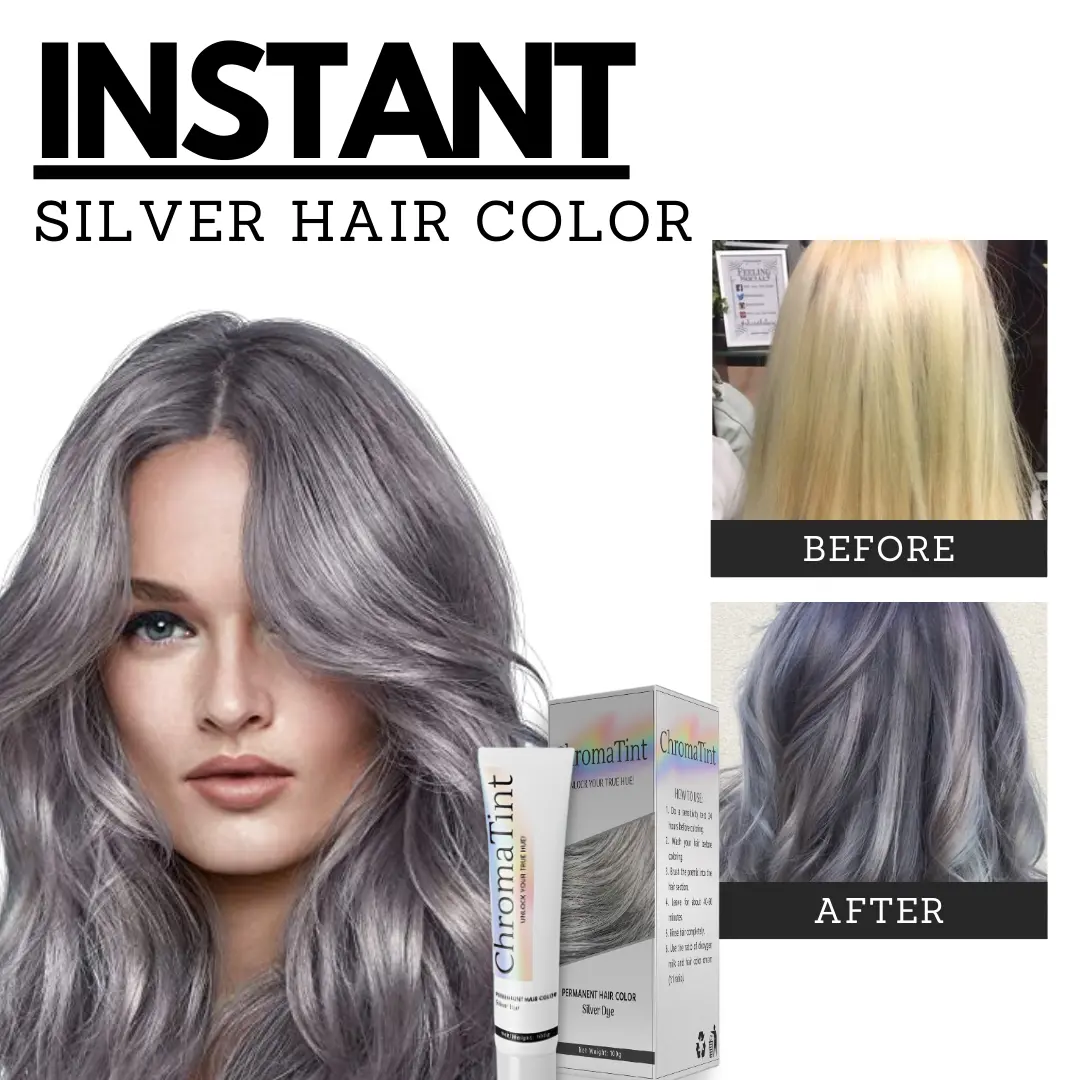Permanent Silver Hair Dye - Image 2