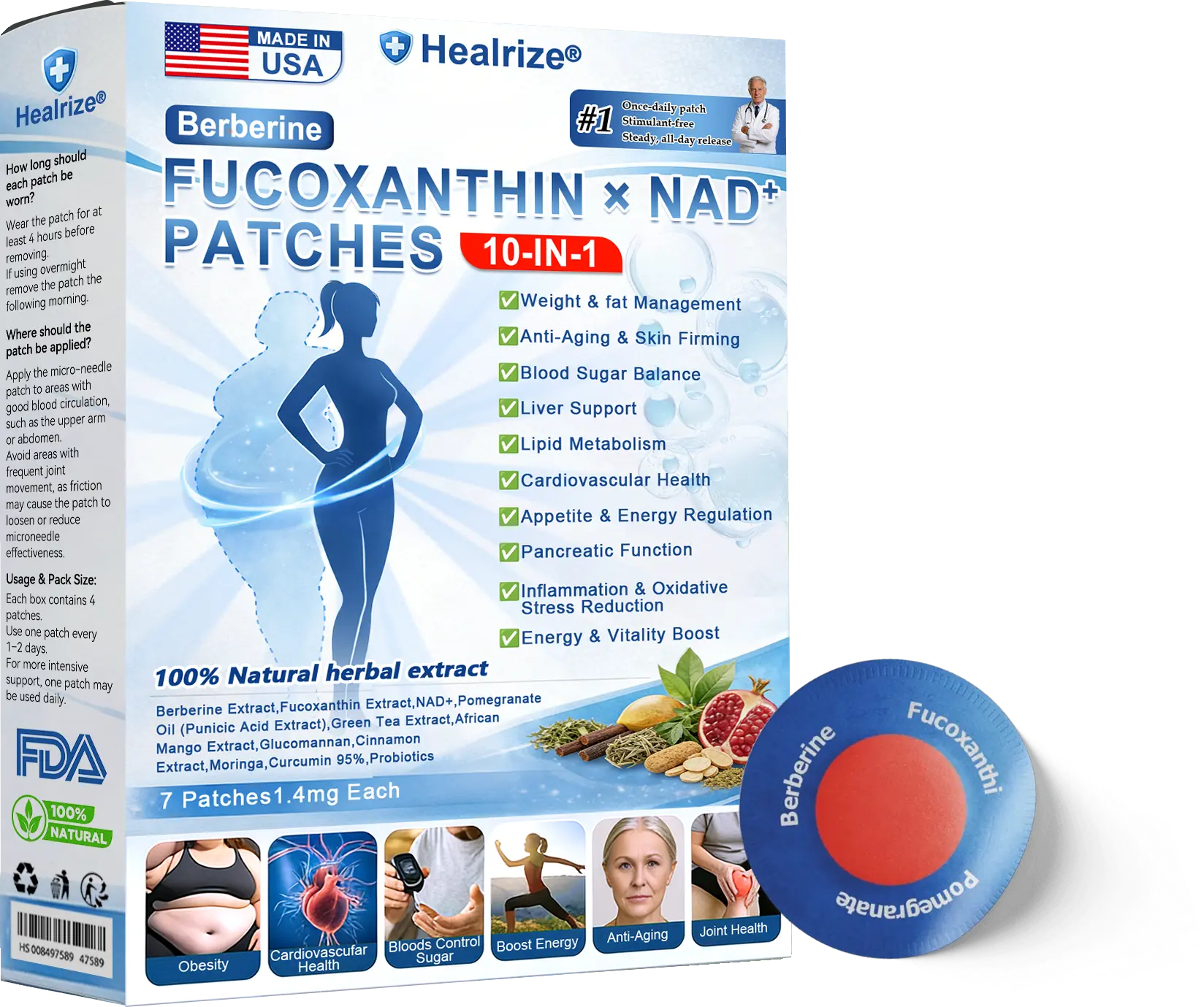 ๐บ๐ธ๐ถ๐๐๐๐๐๐๐ ๐บ๐๐๐๐ | ๐๐ ๐๐๐ซ๐ฏ๐ฒ๐ซ๐ข๐ง๐ ยท Fucoxanthin ร NADโบ ๐๐-๐ข๐ง-๐ Highly Absorbale ๐๐๐ญ๐๐ - Image 11