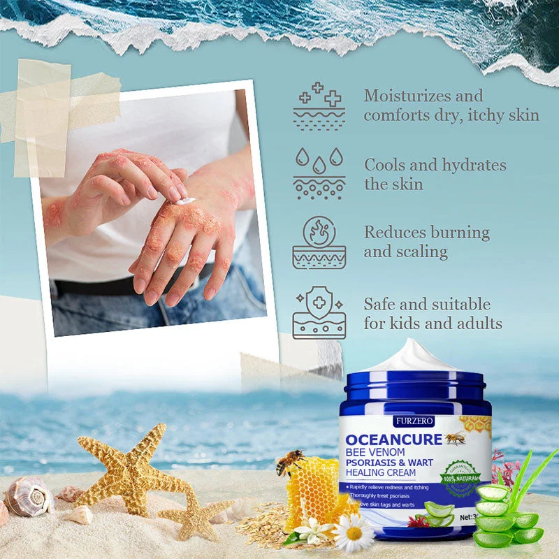 OceanCure Bee Venom Psoriasis & Wart Healing Cream - Image 13