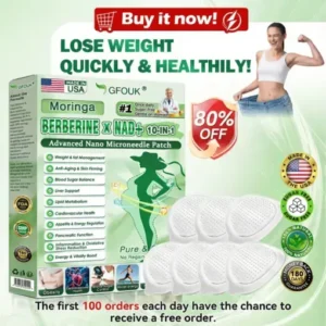 𝑴𝒐𝒓𝒊𝒏𝒈𝗮 𝗕𝗲𝗿𝗯𝗲𝗿𝙞𝙣𝙚 𝙉𝘼𝐃 𝟏𝟎-𝐢𝐧-𝟏 𝗔𝗱𝘃𝗮𝗻𝗰𝙚𝙙 𝙉𝙖𝙣𝙤 𝙈𝙞𝙘𝙧𝙤𝙣𝙚𝙚𝐝𝐥𝐞 𝐏𝐚𝐭𝙘𝙝(𝐉𝐮𝐬𝐭 𝐨𝐧𝐜𝐞 𝐚 𝐝𝐚𝐲, 𝐯𝐢𝐬𝐢𝐛𝐥𝐞 𝐜𝐡𝐚𝐧𝐠𝐞𝐬 𝐢𝐧 𝟕 𝐝𝐚𝐲𝐬 𝐅𝐨𝐫 𝐨𝐛𝐞𝐬𝐢𝐭𝐲, ,𝐝𝐢𝐚𝐛𝐞𝐭𝐞𝐬, 𝐬𝐥𝐞𝐞𝐩 𝐚𝐩𝐧𝐞𝐚, 𝐣𝐨𝐢𝐧𝐭 𝐢𝐬𝐬𝐮𝐞𝐬, 𝐚𝐧𝐝 𝐦𝐨𝐫𝐞