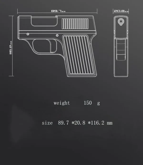 Gun Cigarette Lighter Case - Image 6