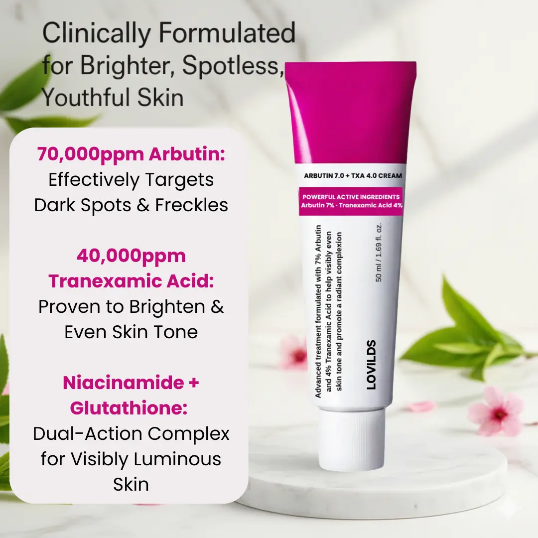 Facial Cream with 7% Arbutin + 4% Tranexamic Acid - Image 10