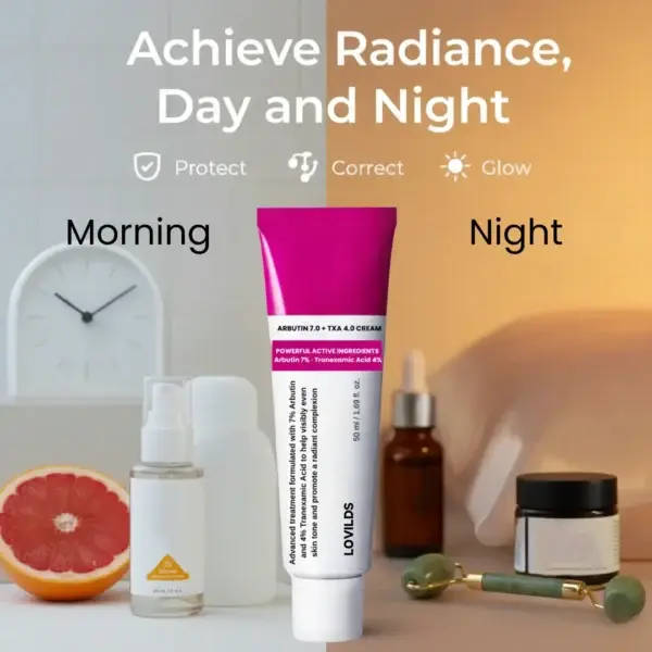 Facial Cream with 7% Arbutin + 4% Tranexamic Acid - Image 7