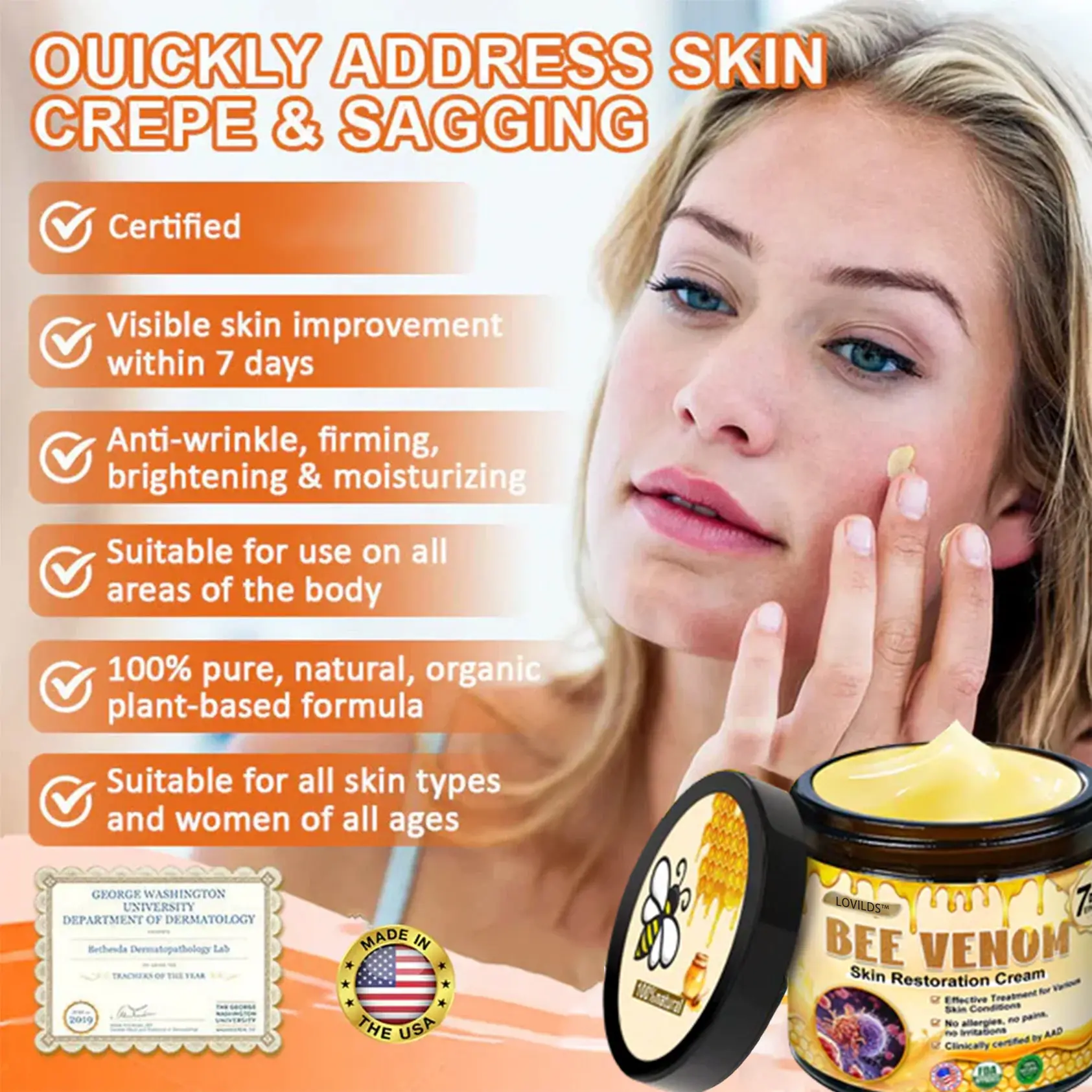 Bee Venom Skin Restoration Cream - Image 5