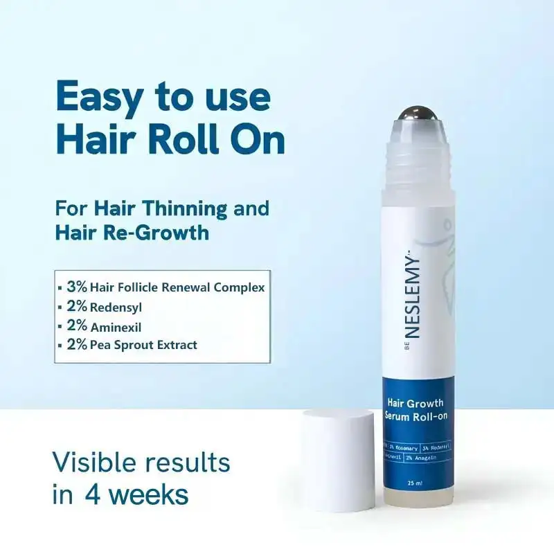 Advanced Hair Growth Roll‑On Serum