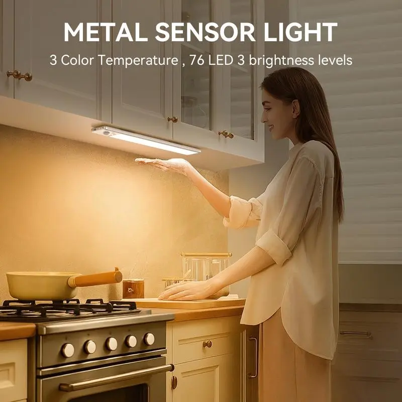 Under Cabinet Lights - 76LED Motion Sensor Night Light Indoor - Image 9