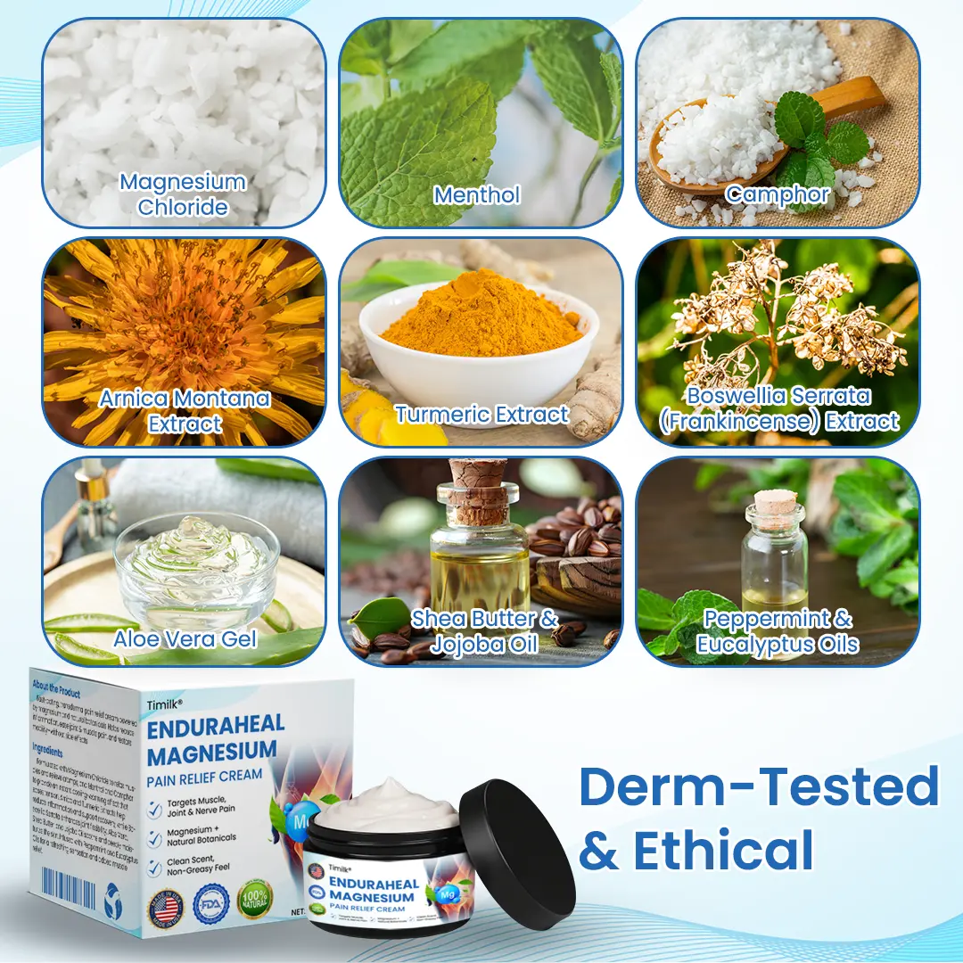 EnduraHeal Magnesium Pain Relief Cream - Image 8