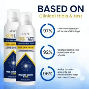 Alternative view of Skin Tag Cryo Treatment Spray Precision Cryo-Tech Freezes Away Skin Tags Warts in Seconds No Blades, No Pain