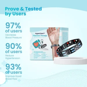 Alternative view of Titanium Therapy Bracelet